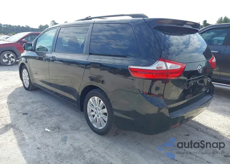 2015 Toyota Sienna Le 7 Passenger из США, поврежденный, VIN 5TDJK3DC5FS096072